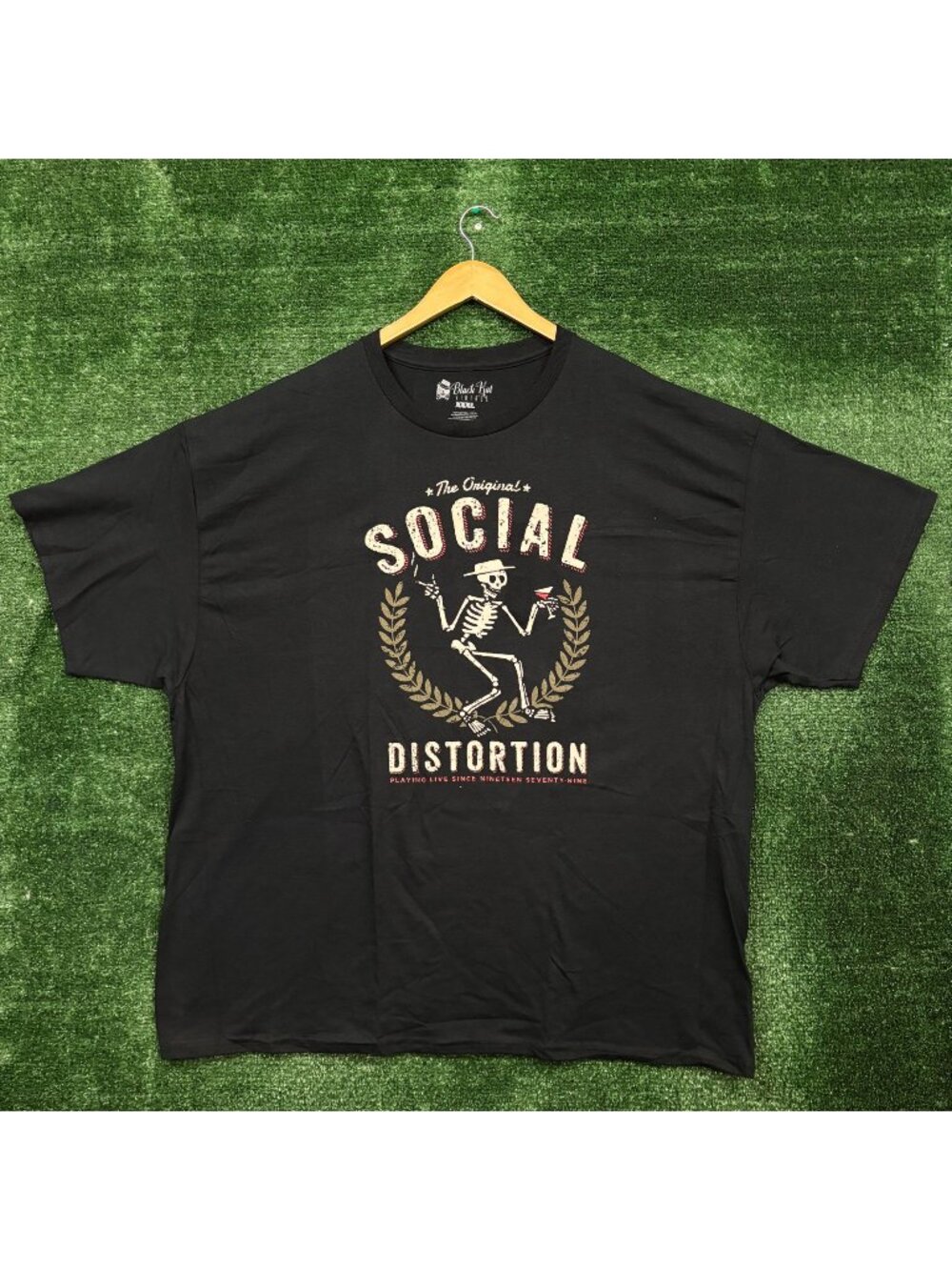 The Original Social Distortion Skelly Bad Habbits Punk Rock Band T-Shirt XXXL